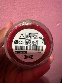IKEA Red Tealight Candle