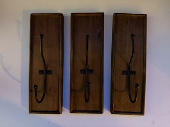 Hanging Wall Hooks - Set Of 3