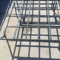 Bed Frame Twin Xl Metal Platform Black Folding