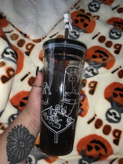 Starbucks China Black Glass Tumbler