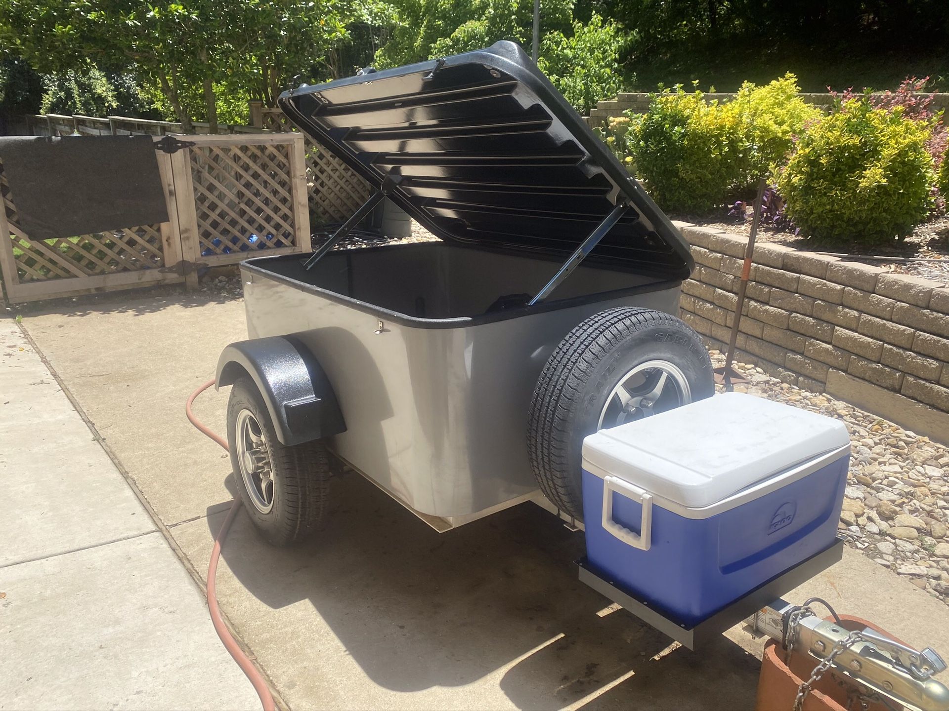 Trailer Travel Trailer for Luggage Small for Car or SUV