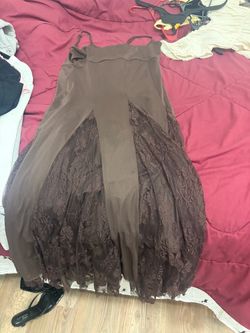 Brown dresss