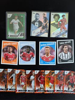 2022-23 Topps UEFA Soccer Card Lot + Dejan Kulusevski /125 – Inserts & Parallels