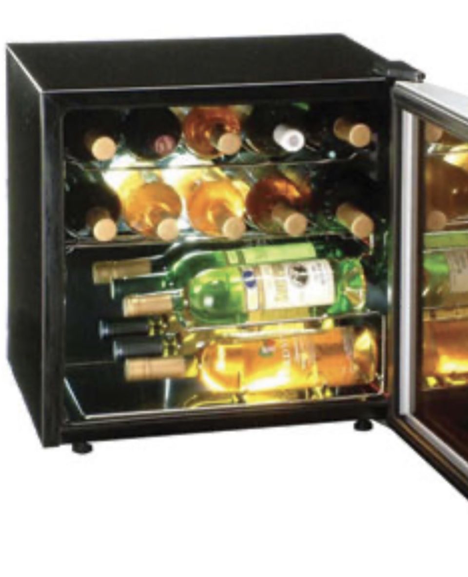 Ewave Black 16BOTTLE WINE COOLER Capacity 16 Bottles for Sale in Gig