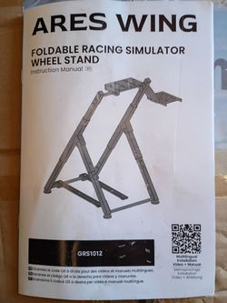 Foldable Racing Simulator Wheel Stand