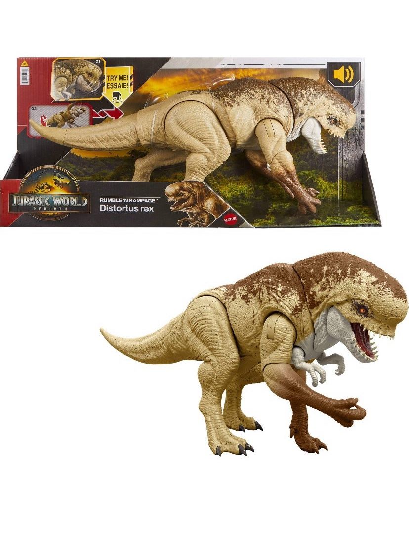 Distortus Rex, Jurassic World Rebirth 22β Toy.  Aka D-Rex  Brand New  Just in time for Christmas π