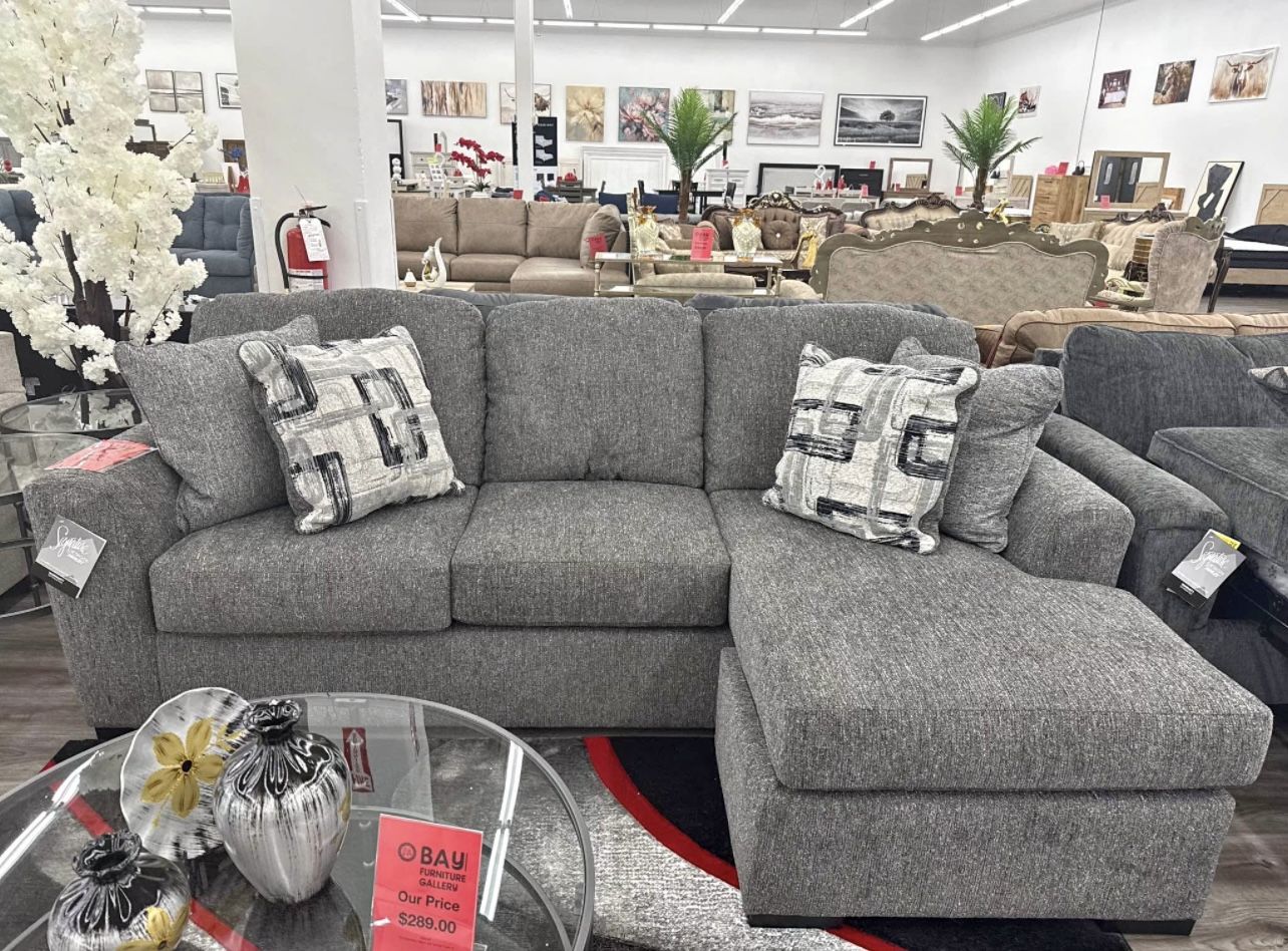 Black Friday Sale Going On Now!! Ashley Sectional Only $598!!
