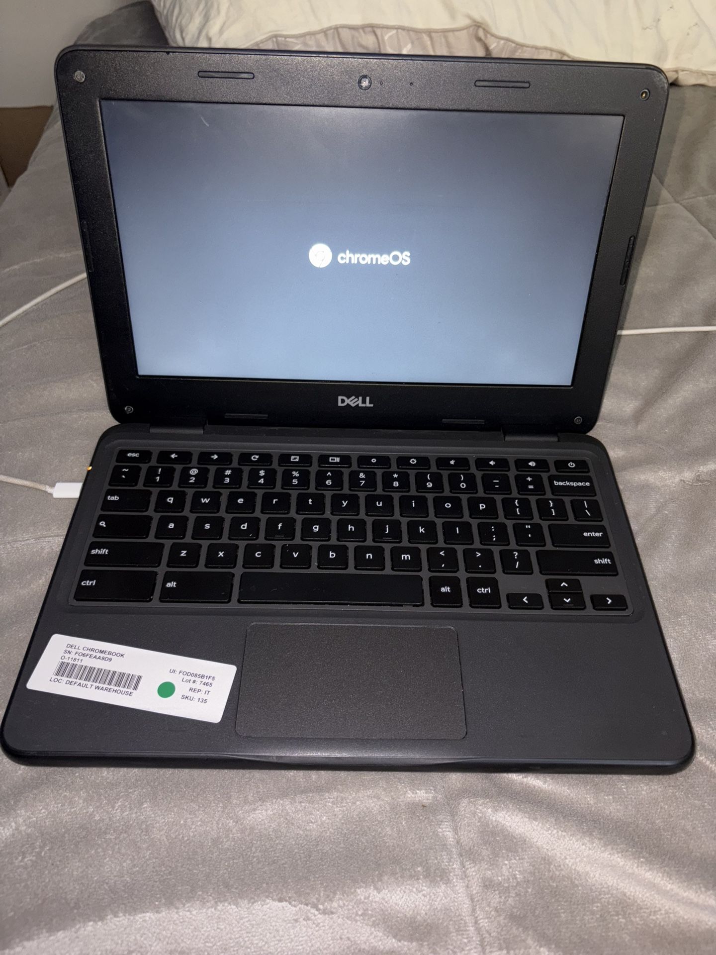 Dell Chromebook Laptop (requires C-type Charger But Not Included)