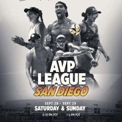 San Diego AVP League Sat Sept 28 Tix $10 Ea -10 Available 