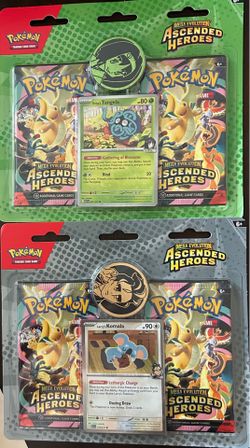Pokemon TCG Ascended Heroes ME 2 Pack Blister - Erika & Larry Set -