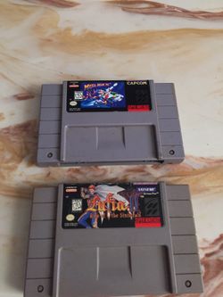 SNES rare games Mega Man X2 and Lufia 2