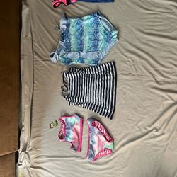 Girls Kids Age 3 To 5 Years Swimming Dress