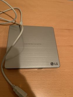 LG Slim Portable DVD Reader/Writer (Model Number: GP60NS50)
