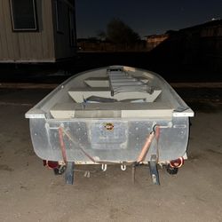 Aluminum Boat With Trailer