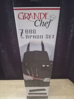 7-Piece BBQ Apron Set
