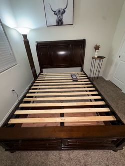 Queen bed frame