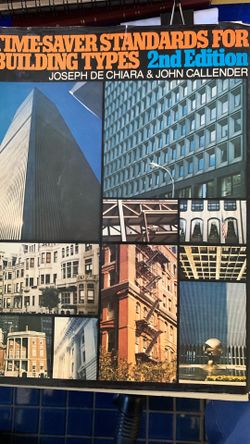 Time-Saver Standards for building Types