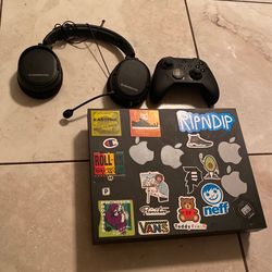 Xbox One X With Elite Series 2 Controller And Steel series Head Set