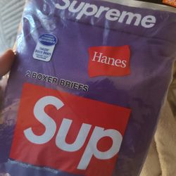 Supreme Hanes Boxer (4 Pack) Briefs White