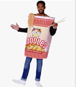 Brand New Lucky Noodles Halloween Costume with Chopsticks. Halloween Costume