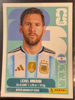 2026 Panini World Cup Sticker - Messi