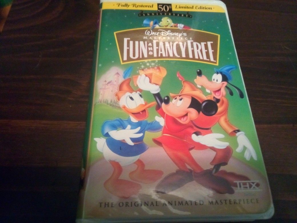Walt Disney Fun and Fancy Free vhs