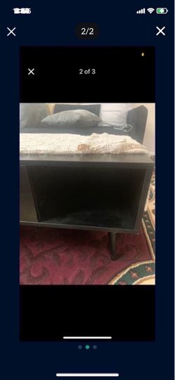 Selling black table.