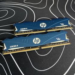HP V6 8GB (2x8GB) DDR4 PC4 3000 288-Pin Gaming Memory RAM