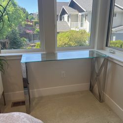 Glass Desk 