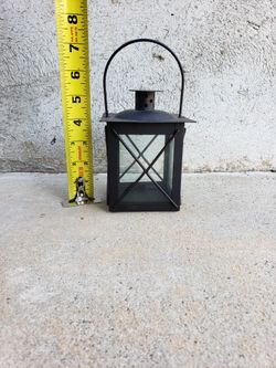 5 inch Black Metal Lanterns
