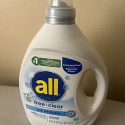 All free clear, Original, Liquid Laundry Detergent