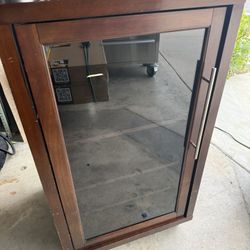 Bello Wood  Media Cabinet With Glass Door ATC402