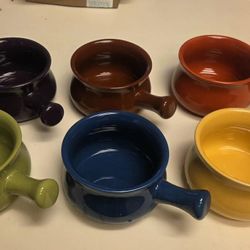 Set Of 6 Burchase Chili/Soup Bowls Plus Other Stoneware 