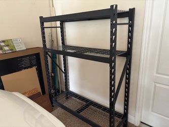 Black Metal Wire Shelving Unit 3-Tier