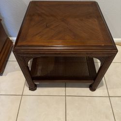 Antique Cane Bottom Table