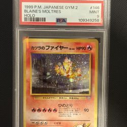 Pokemon PSA 9 Blaine's Moltres 146