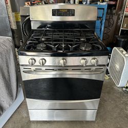 GENERAL ELECTRIC GAS STOVE RANGE OVEN WORKING GREAT ESTUFA DE GAS BUENA 