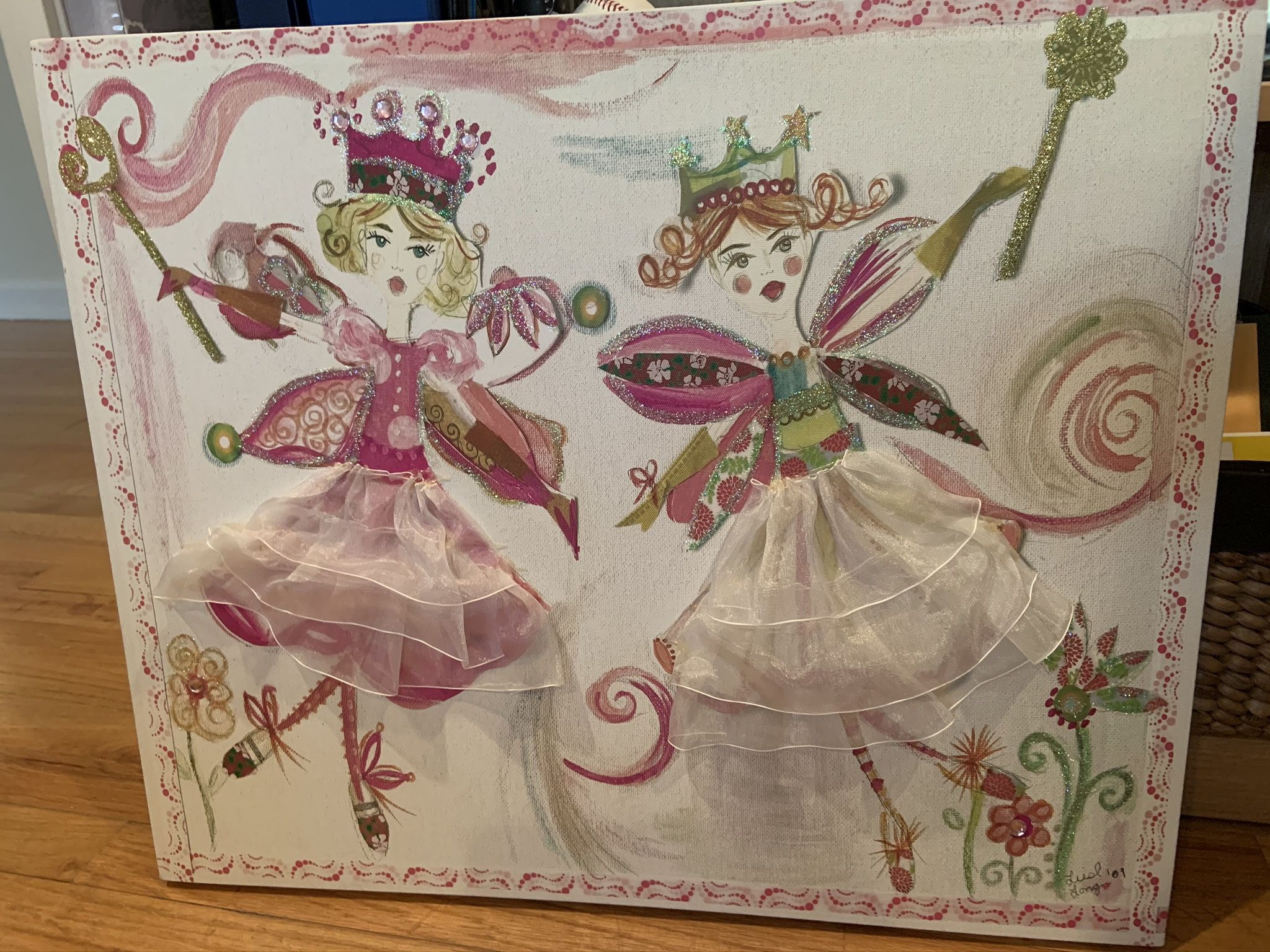 Girls Room Canvas Photo