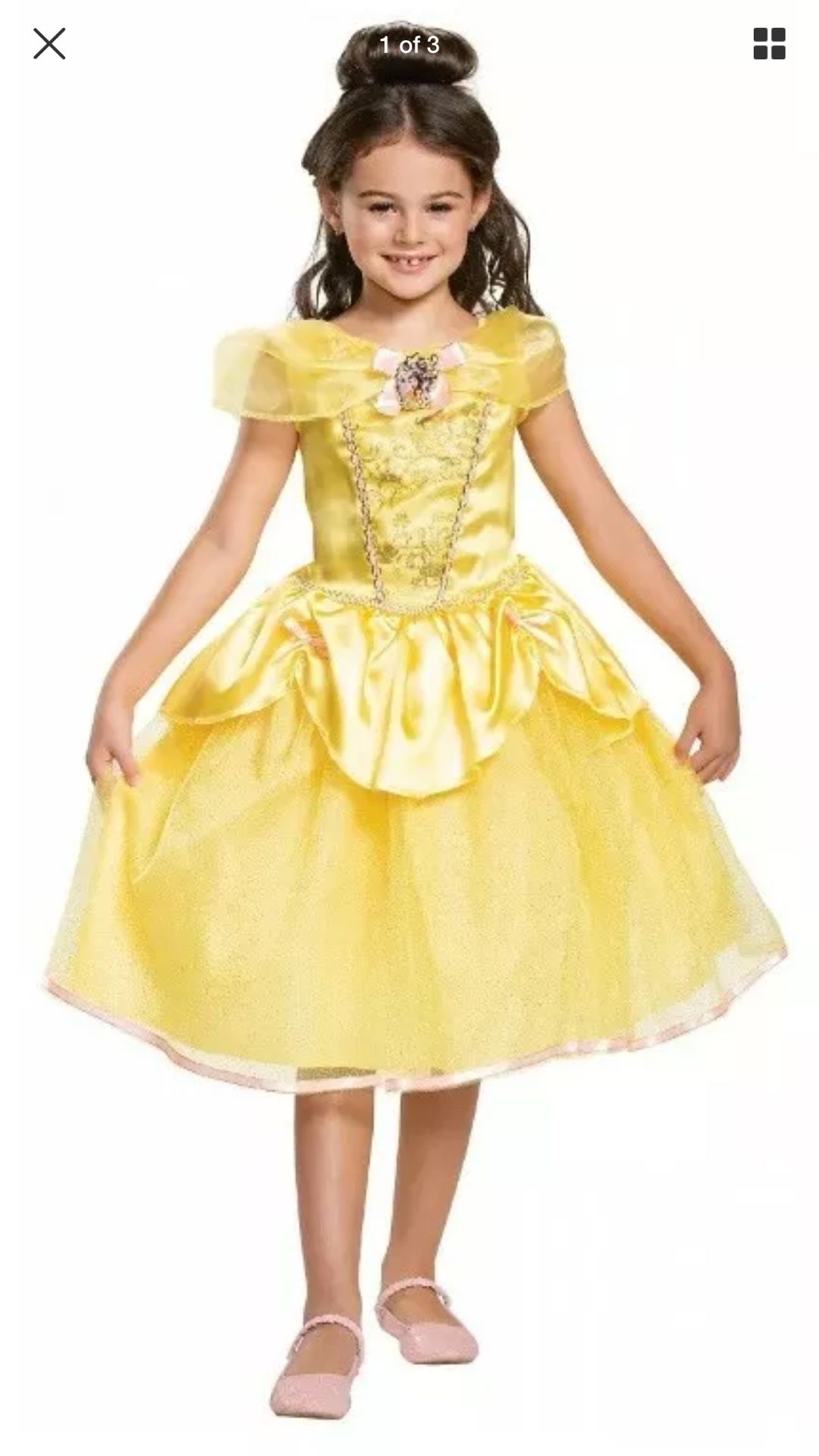 Disney Princess Beauty and the Beast - Belle - Child Costume - M 8-10