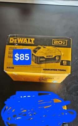 New, Nuevo. DEWALT
20V MAX XR POWER-Pack Lithium-Ion 6.0ah Battery