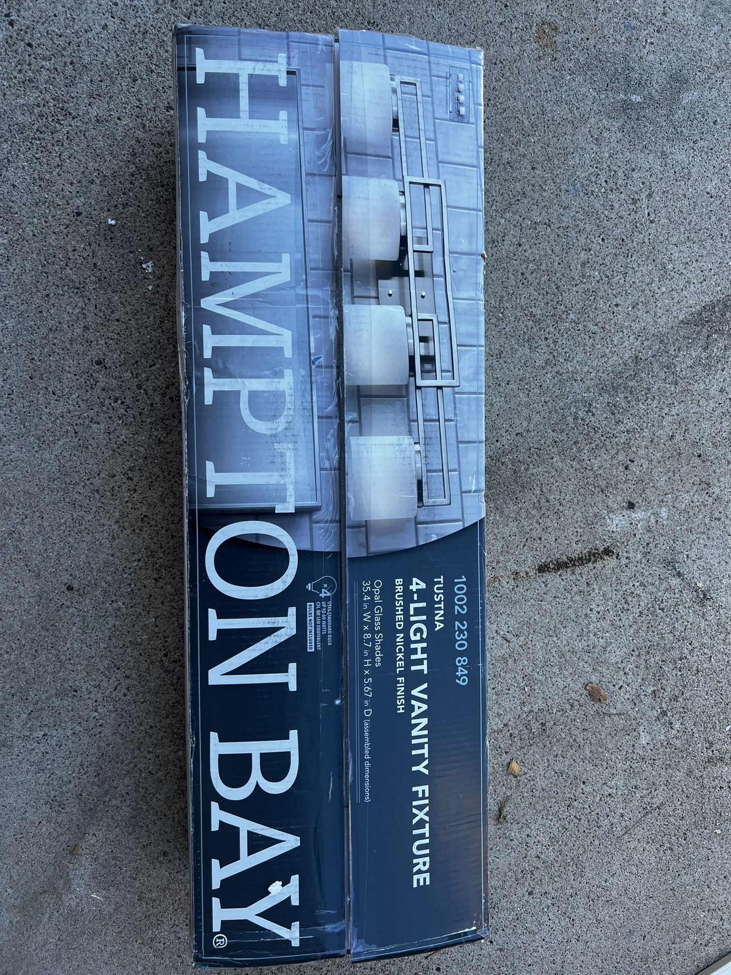 Hampton Bay 4 Light Vanity