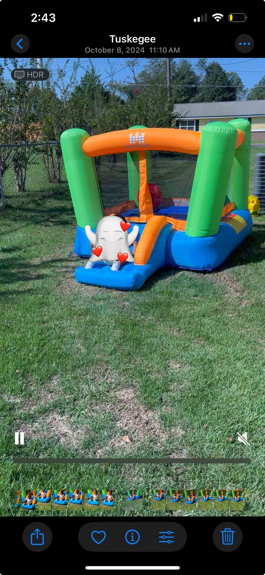 Bounce House And Blower Practically Brand New