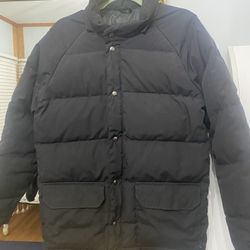 Woods Canada Black Down Puffer Coyote Fur S