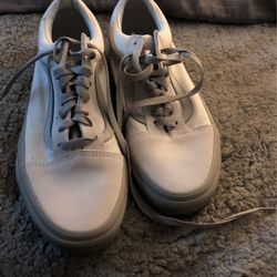 Vans light gray and dark gray brand new never used