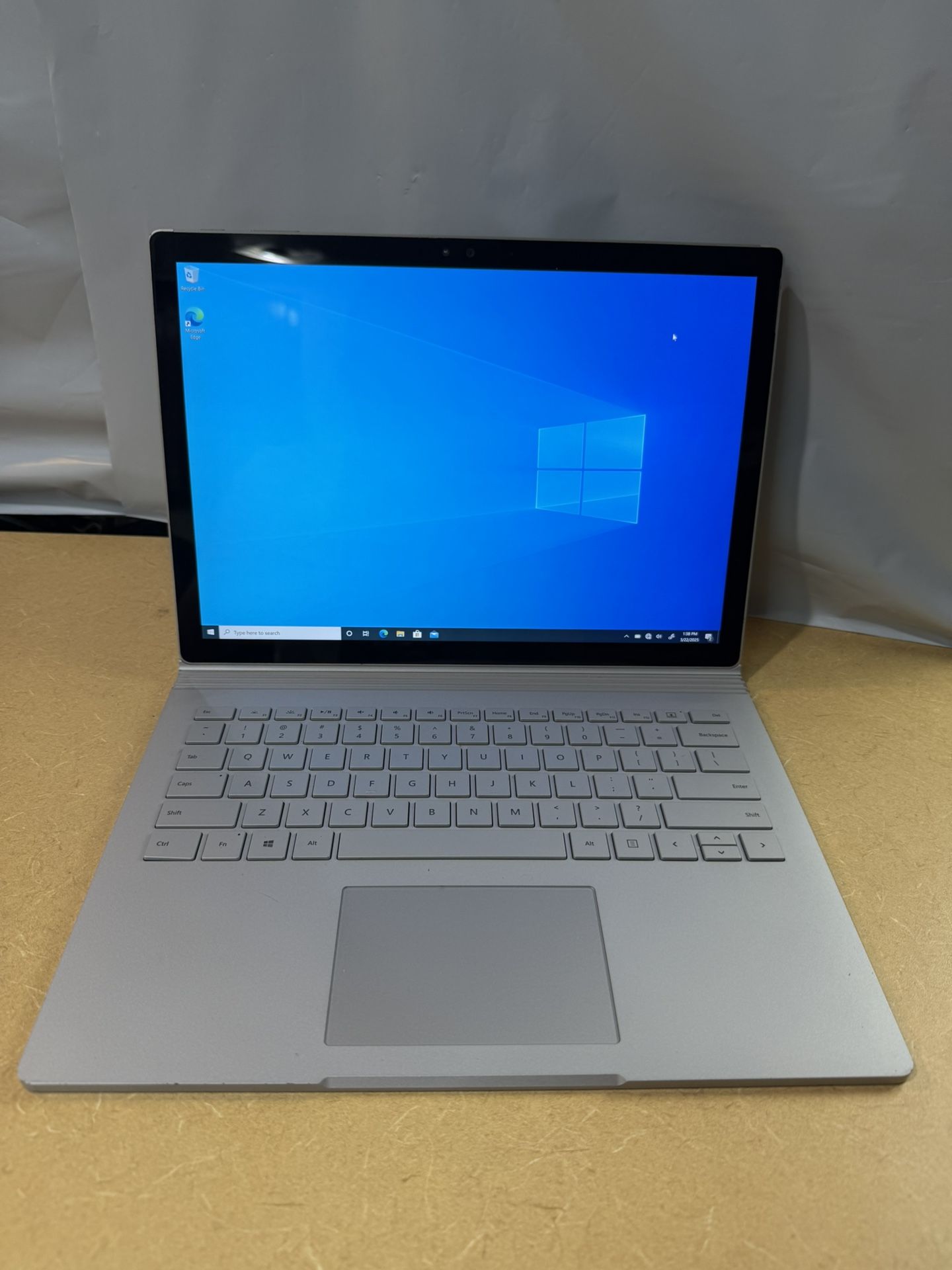 Microsoft surface book i5 8GB 256gb ssd windows 10pro touch screen no AC adapter included, new flash window, install ready to use