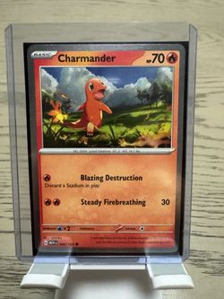 Charmander Pokémon Card 004/165 MEW