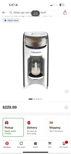 Brand New Baby Brezza Formula Pro Advanced