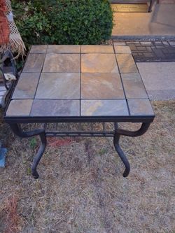 Ceramic Tile end table