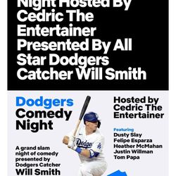 Dodgers Comedy Night Tickets