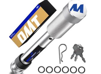 Orion Motor Tech Locking Hitch Pin, Fits 2" Receiver With 5/8" Diameter Hitch Pin Lock, Anti-Theft Steel Hitch Pin Lock With Key For Class III IV Hitc